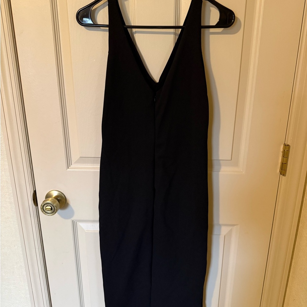 Lulu's Chic Black Iconic Moment Bodycon Midi Dress
